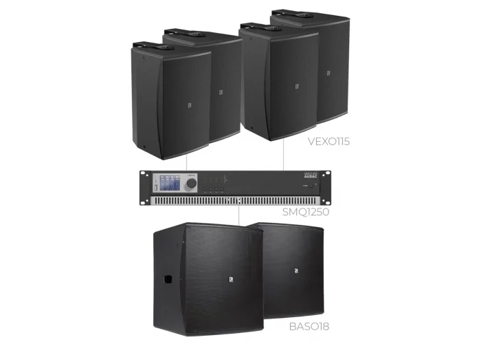 Audac FORTE15.6V Mağaza, Cafe, Restoran, Spor Salonu için Ses Sistemi 750 m2