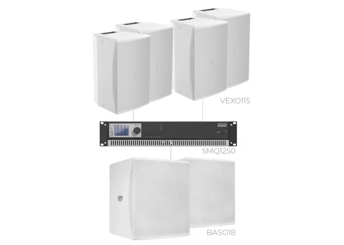 Audac FORTE15.6V Mağaza, Cafe, Restoran, Spor Salonu için Ses Sistemi 750 m2