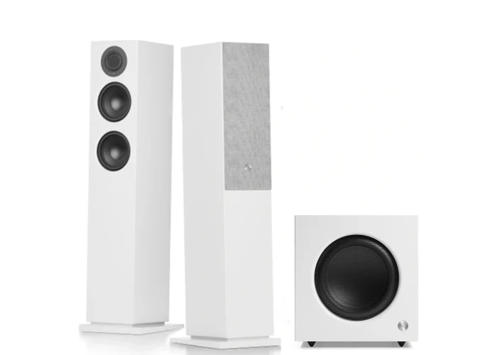 AUDIO PRO A48+SW-10 Beyaz 2+1 Aktif Multiroom Akıllı Ev Hoparlörü Seti