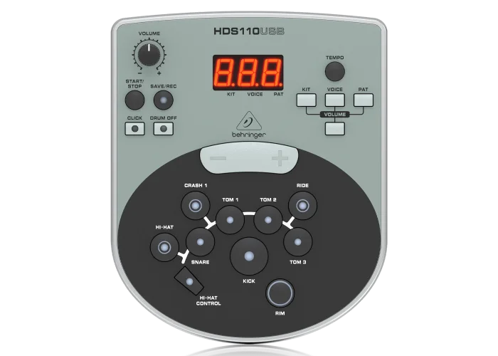 Behringer XD8 USB 8 Parça Elektronik Davul Seti (B STOK)