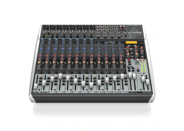 Behringer XENYX QX2222USB Stüdyo Live Ses Mikseri, 8 Mic/line 4-Stereo