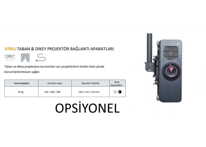 CHIEF VCMUW Çok Ağır Projeksiyonlar için Profesyonel Projeksiyon Askı Aparatı