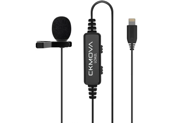 CKMOVA LCM2L Iphone Ipad ve IOS için Lightning Girişli Yaka Mikrofonu