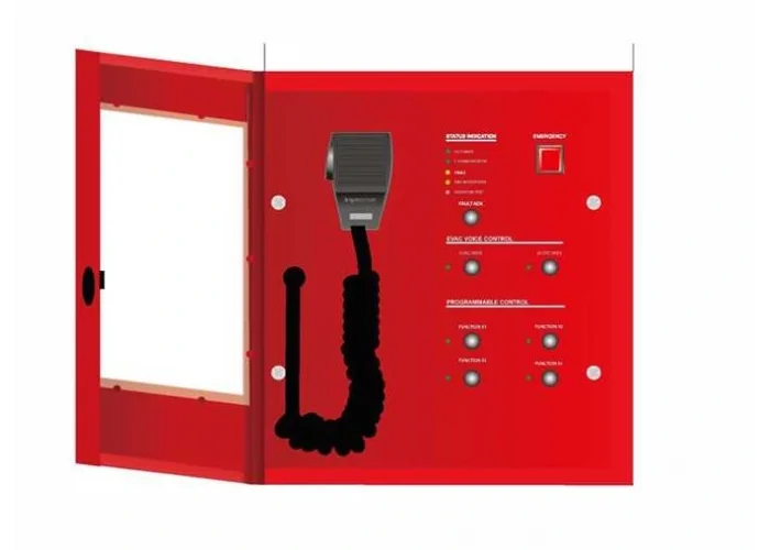 Dexun 34091 İtfaiyeci Mikrofonu EVAC EN54-16 Sertifikalı