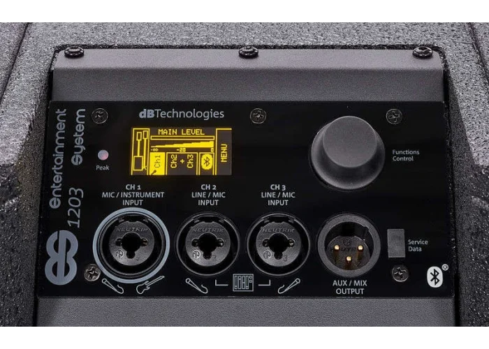 dB Technologies ES-1203 Aktif Hoparlör Sistemi, 3-amfili 2x12 Sub + 8x4 SPL: 132 dB