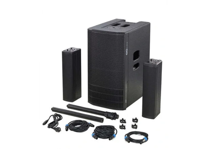dB Technologies ES-1203 Aktif Hoparlör Sistemi, 3-amfili 2x12 Sub + 8x4 SPL: 132 dB