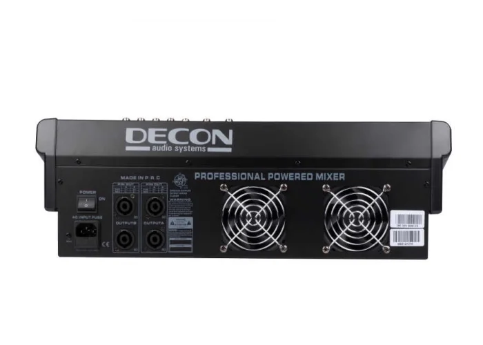 Decon DMP-122FX 12 Kanal Power-Mixer 2x500W 2xEFX Bluetooth USB