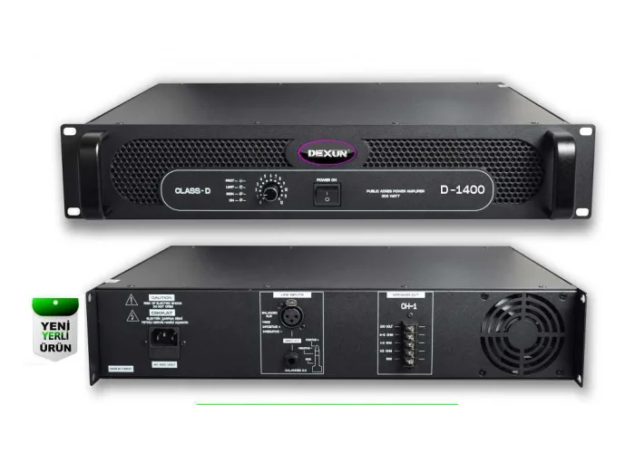 Dexun D-1400 200W/100V Power Amfi