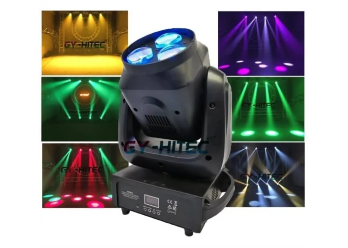 GY-HITEC GY-X7 3x40W Led Wash Moving Head Bee Eye