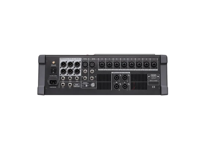 K.Meister LIVE 12P-2x 12 Kanal 2x1800W Çift Efektli Power-Mixer | USB | Bluetooth