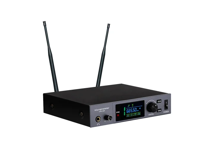 K.Meister UW-401H Yaka + Headset Tek Kanal Kablosuz Mikrofon Seti, Gerçek Diversity, 300-metre Mesafe