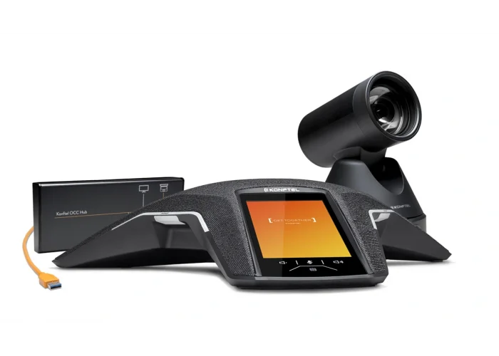 Konftel C50800 Hybrid PTZ Kameralı Video Konferans Sistemi, Büyük toplantılar için, 1080p görüntü, 72.5° görüntü açısı, 20+ katılımcı desteği