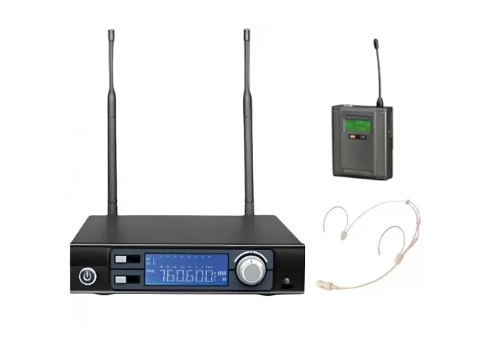 Machtig KS-3361 Yaka + Headset Kablosuz Mikrofon Seti 128 Kanal, 500 metre mesafe