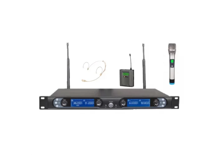 Machtig KS-3371 EL+YAKA ve HEADSET Kablosuz Mikrofon Seti, 500-metre mesafe