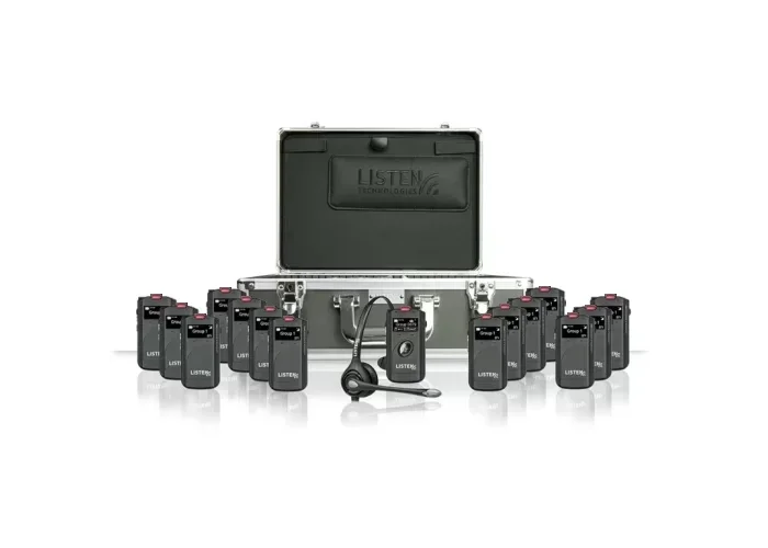 ListenTALK D16 Çift yönlü iletişim 16 Kişilik Tur Rehber Sistemi Seti | 16xLK1 | Herkes Konuşabilir