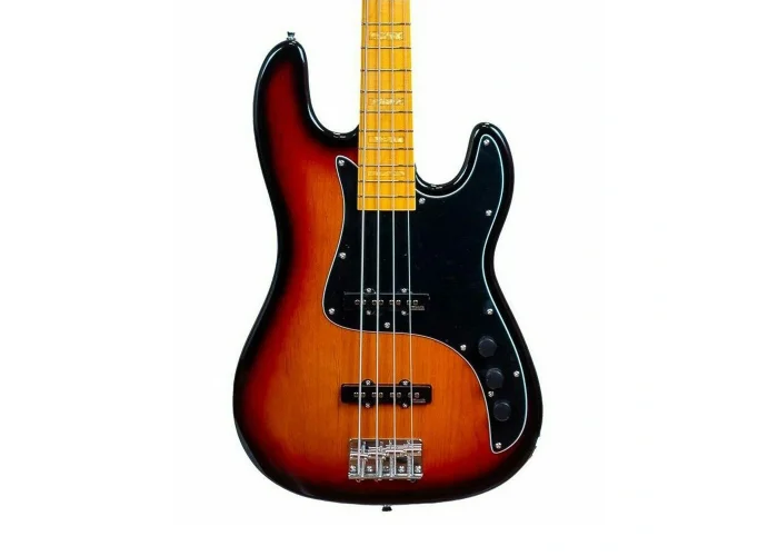 Markbass MB GV 4 Gloxy Serisi Akçaağaç Klavye 3-Ton Sunburst Bas Gitar
