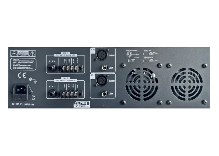 Meteor ACL-P2250 Power Amfi 2x250W/100V