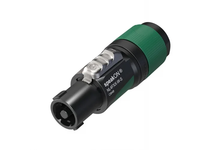 Neutrik NL4FXX-W-S Speakon Erkek Konnektör 4 Pin