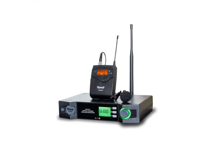 ROOF R-201 Kablosuz YAKA Mikrofon Seti