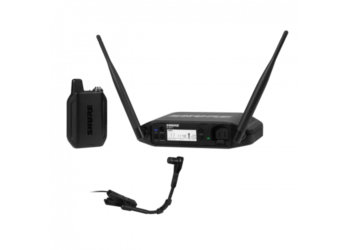 SHURE GLXD14/B98 Şarj Edilebilir Dijital Kablosuz Mikrofon Sistemi, BETA98H/C Saksafon Trompet için kullanılır