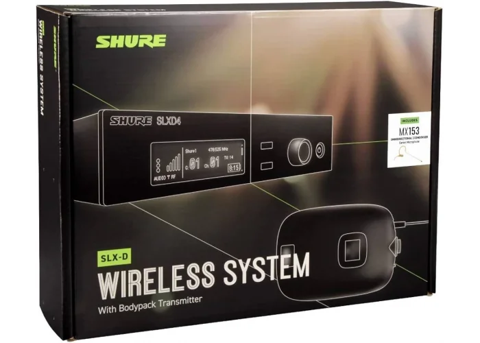 SHURE SLXD14E/MX153B Headset Kablosuz Mikrofon Seti