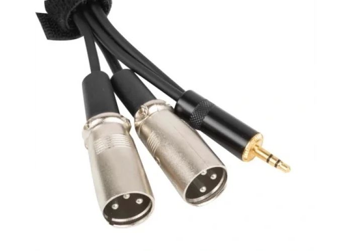 VEG PC35-2XLM200 Aux Kablo stereo 3.5mm to 2 XLR Erkek, 200cm