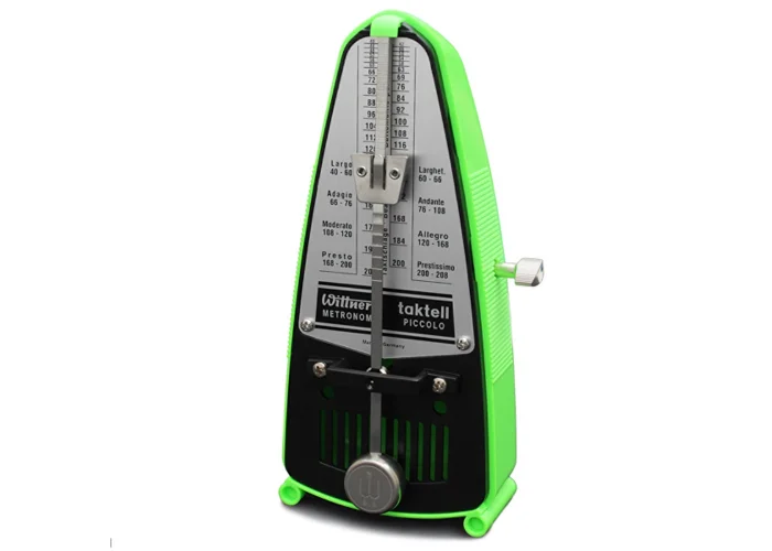 WITTNER TAKTELL PICCOLO 903091 / Plastik Gövdeli Zilsiz Neon Yeşil Metronom