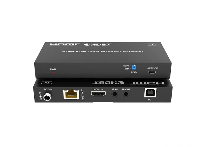 Woxcon WX-EHB150SK HDMI ve USB KVM Extender 18 Gbps HDBaseT Extender 150 Metre