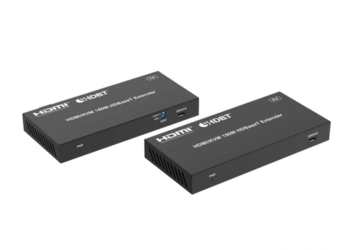 Woxcon WX-EHB150SK HDMI ve USB KVM Extender 18 Gbps HDBaseT Extender 150 Metre