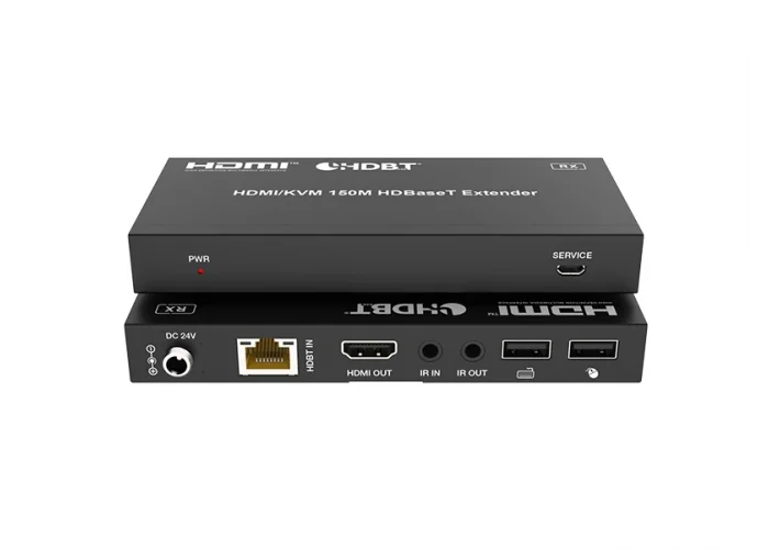 Woxcon WX-EHB150SK HDMI ve USB KVM Extender 18 Gbps HDBaseT Extender 150 Metre
