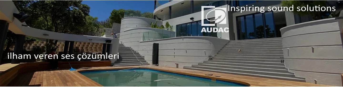 eviniz, ofisiniz, işyeriniz için AUDAC ses sistemi ürünleri