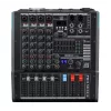 Mickle GPM604 Power mixer 4 Kanal 2x250 Watt USB, EFX, Kayıt, Bluetooth