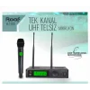 ROOF R-1100 EL tipi Kablosuz Mikrofon Seti, Güncel 5G uyumlu, PRO MODEL