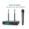 ROOF R-1100 EL tipi Kablosuz Mikrofon Seti, Güncel 5G uyumlu, PRO MODEL