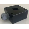Caymon BKT2081 Sıva Üstü Mikrofon Prizi, Komple Metal, Elektrostatik Boyalı, 80x80 mm