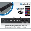 Adastra S460, Quad 4 Kanal Wi-Fi Amfi 4x60W/4-ohm, Streaming, Bluetooth, Wiim Pro Wi-Fi