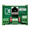 Audac ARJ12P Junction box - RJ45 to 2 x 3-pin terminal block