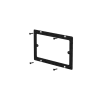 Audac WB50/AF Adapter frame for WB50 to 3-gang US standard
