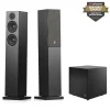 Audio Pro A38+SW-5 Siyah 2+1 Aktif Multiroom Akıllı Ev Hoparlörü Seti