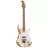 Charvel Henrik Danhage LE Signature Pro Mod So-Cal Style 1 Akçaağaç Klavye Beyaz Heavy Relic Elektro Gitar