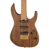 Charvel Pro Mod DK22 SSS 2 Point Tremolo Karamelize Akçaağaç Klavye Mahogany Walnut Top Natural Elektro Gitar