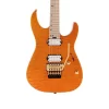 Charvel Pro Mod DK24 HH Mahogany  Quilt Maple Top Floyd Rose Akçaağaç Klavye Dark Amber Elektro Gitar