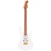 Charvel Pro Mod DK24 HSS 2PT CM Karamelize Akçaağaç Klavye Snow White Elektro Gitar