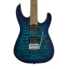 Charvel Pro Mod DK24QM HH 2PT Karamelize Akçaağaç Klavye Chlorine Burst Elektro Gitar