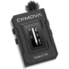 CKMOVA Vocal X V1 Ultra kompakt 2,4 GHz Tek Yaka Kablosuz Mikrofon Seti