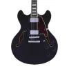 Dangelico DAPDCBLFCS Premier DC Black Flake Elektro Gitar