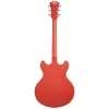 Dangelico DAPDCFRCSCB Premier DC Fiesta Red Elektro Gitar