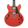 Dangelico DAPDCFRCSCB Premier DC Fiesta Red Elektro Gitar