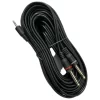 Decon DC-1000 Aux Kablosu 2x6.3 mm. Jak to 3.5 mm. Stereo Jak. 10 metre