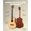 Donner DAG-1M Dreadnought Akustik Gitar Seti (Naturel)